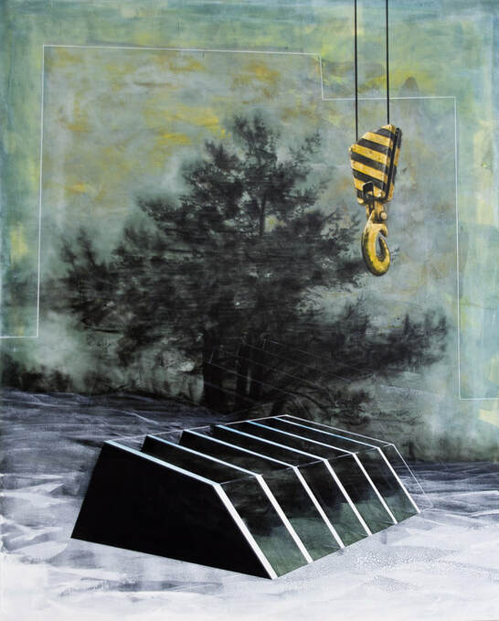 Artist - Semih Zeki - Artwork - mixed technique on canvas - Cep Gallery - Contemporary Exhibition Platform