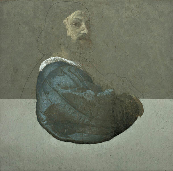 Takayoshi SAKABE | Tiziano, oil on canvas  | 80x80 cm  Sold