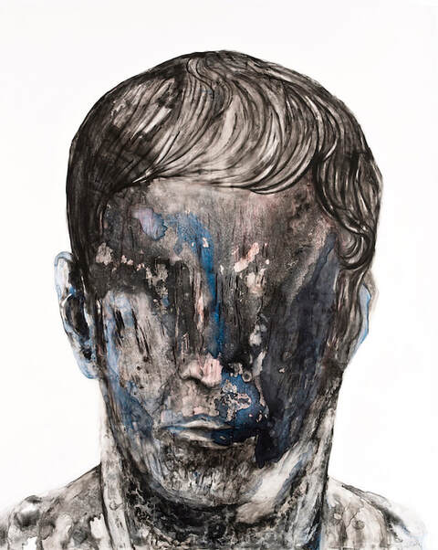 ​​​​​​​​​​Ahmet SARI |  bad gen ink on canvas | 200x160cm