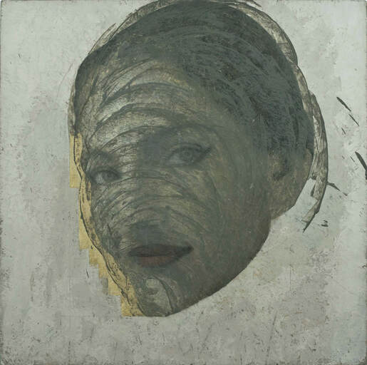 Takayoshi SAKABE | maria callas oil on canvas  | 80x80 cm